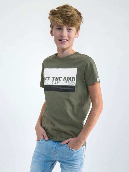 Παιδικό T-shirt Χακί