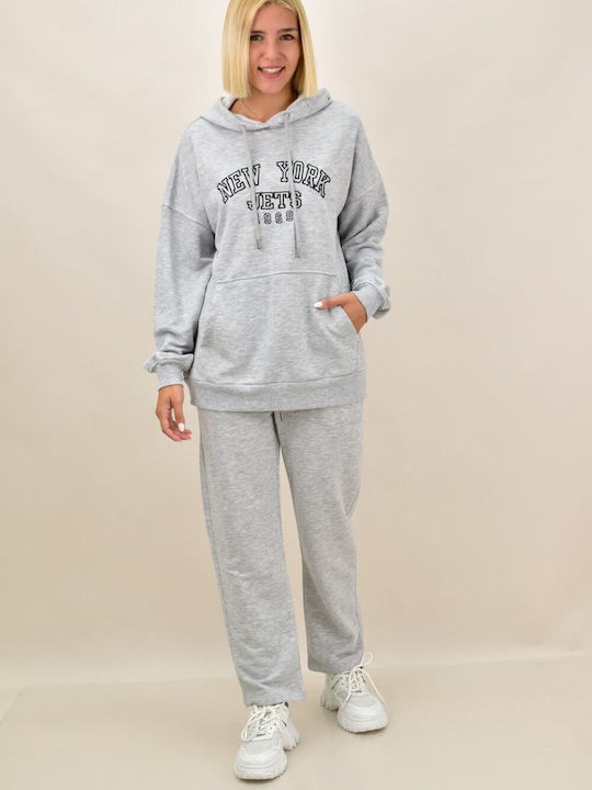 Potre Damen-Sweatpants-Set Gray