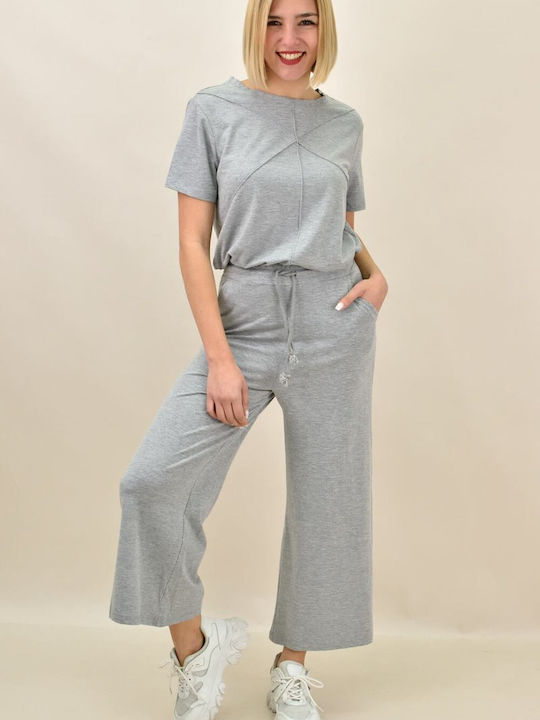 Potre Damen-Sweatpants-Set Gray