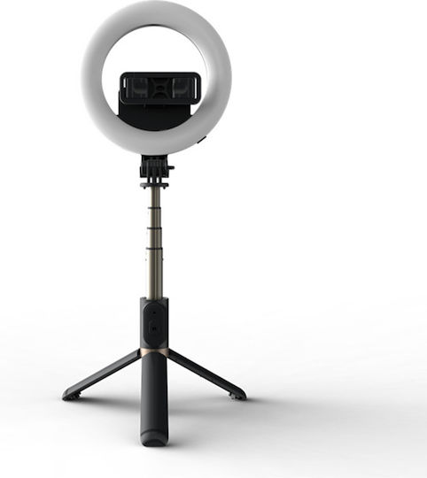 Techsuit Q07 Selfie-Stick Handy-Stative Bluetooth Schwarz
