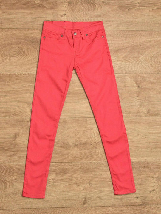 Potre Women's Jean Trousers in Slim Fit Orange