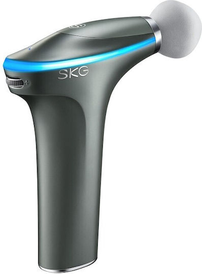 SKG F7-E Πιστόλι Μασάζ για τον Αυχένα & το Σώμα με Δόνηση και Λειτουργία Θέρμανσης Γκρι