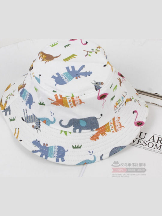 Babykids Palarii copii Bucket Tesatura Alb