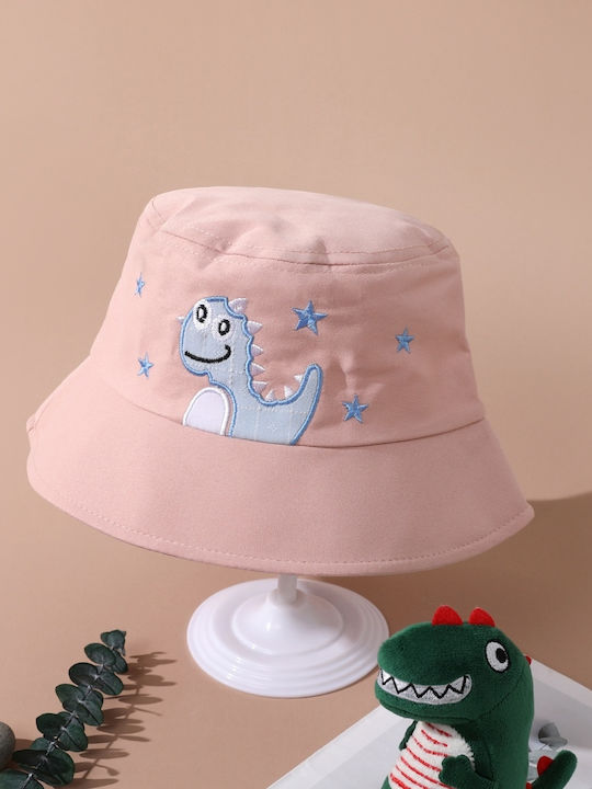 Babykids Palarie Copii Bucket Roz Cu Protectie Solara