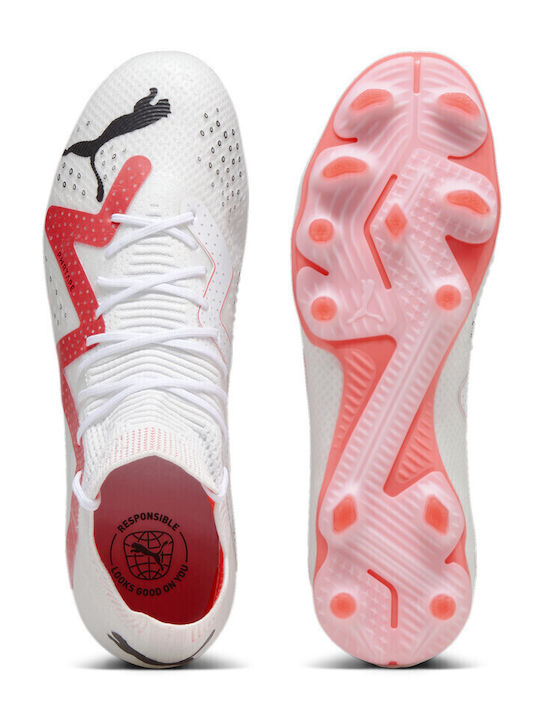 PUMA Future Pro Football Shoes with Cleats White