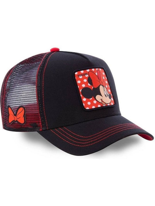 Kids' Hat Jockey Fabric Black