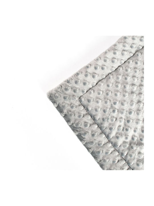 Linea Interiors Κουβέρτα Αγκαλιάς & Λίκνου Γαλάζια 90x110εκ.