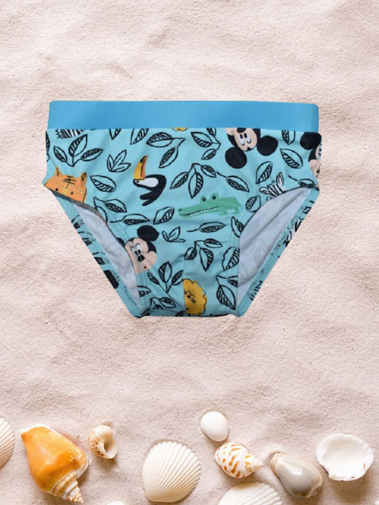 Stamion Μαγιό Σλιπ Mickey Kids Swimwear Swim Briefs Light Blue