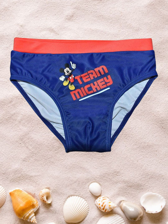Stamion Team Mickey Παιδικό Μαγιό Σλιπ Μπλε