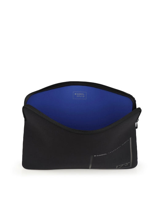 Gabol Mars Items Αδιάβροχη Θήκη για Laptop 17.3" σε Μαύρο χρώμα