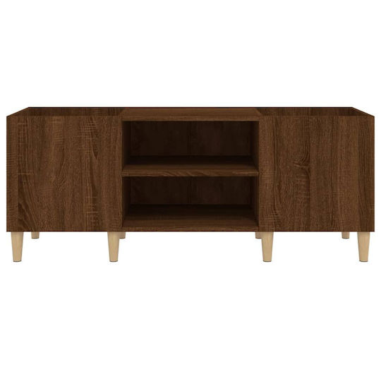 vidaXL Έπιπλο Hi-Fi με 2 Ράφια Καφέ 38x121x48cm