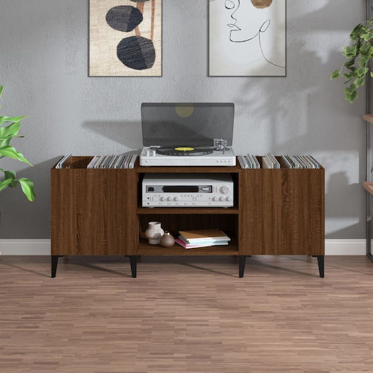 vidaXL Мебел за Hi-Fi Кафяв 38x121x48см