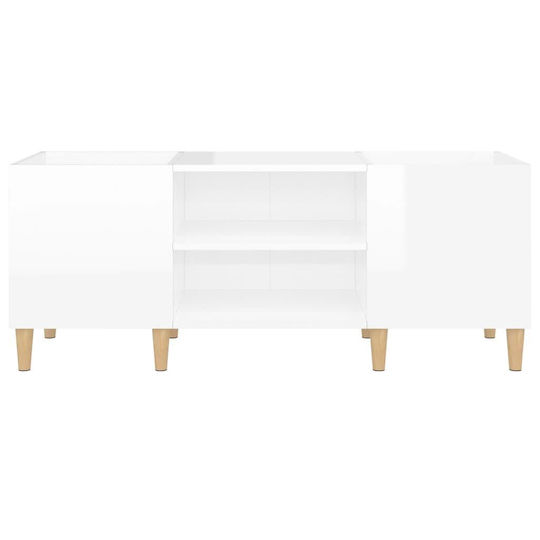 vidaXL Hi-Fi Möbel Weiß 38x121x48cm