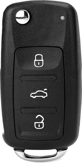 Θήκη Κλειδιού από Σιλικόνη για VW / Skoda / Seat σε Λευκό Χρώμα