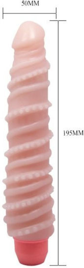 Baile Flexi Vibe Sensual Spine Realistic Vibrator 19.5cm Flesh