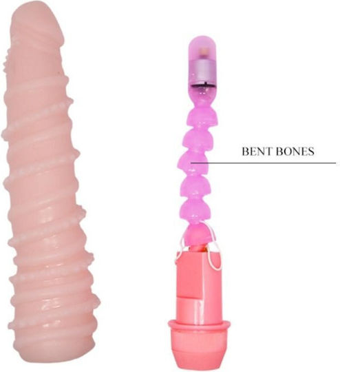 Baile Flexi Vibe Sensual Spine Realistic Vibrator 19.5cm Flesh