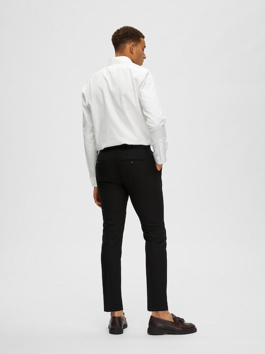 Selected Men's Trousers Black