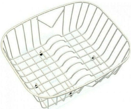 Sanitec Nr. 6 Abtropfkorb Inox Silber 36x32cm