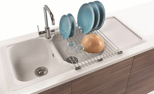 Metaltex Sink-Tex Σχάρα Νεροχύτη Ασημί