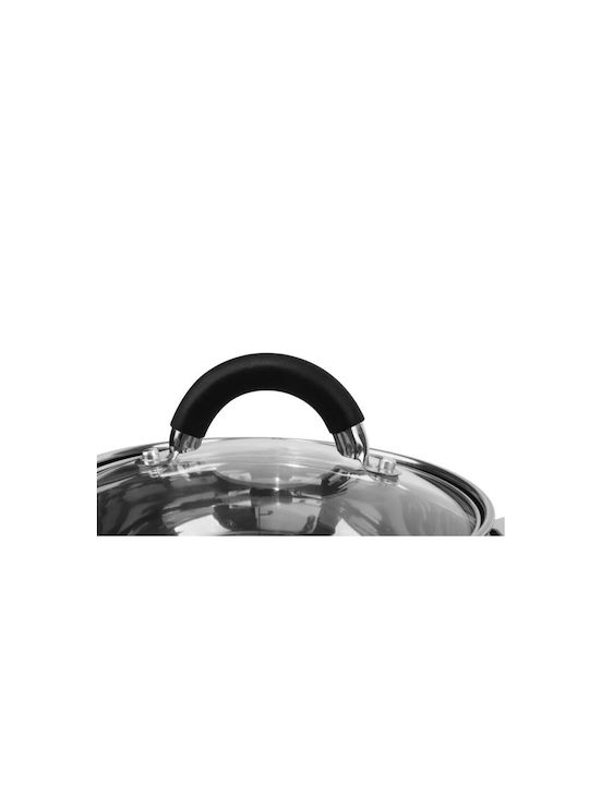Edenberg Cookware Set Made of Stainless Steel Silver 5 Pieces