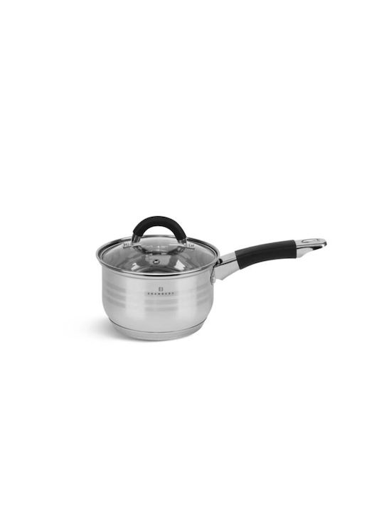 Edenberg Cookware Set Made of Stainless Steel Silver 5 Pieces