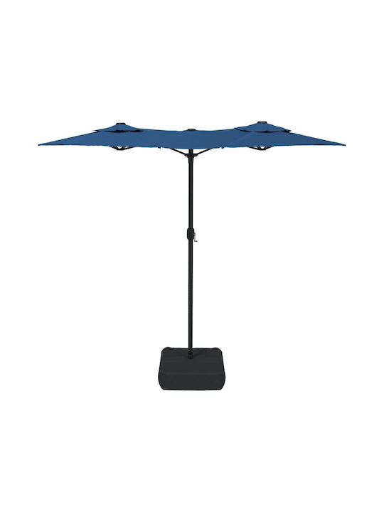 Umbrelă Rotundă Metalică Albastră Φ3.16xÎ2.4m