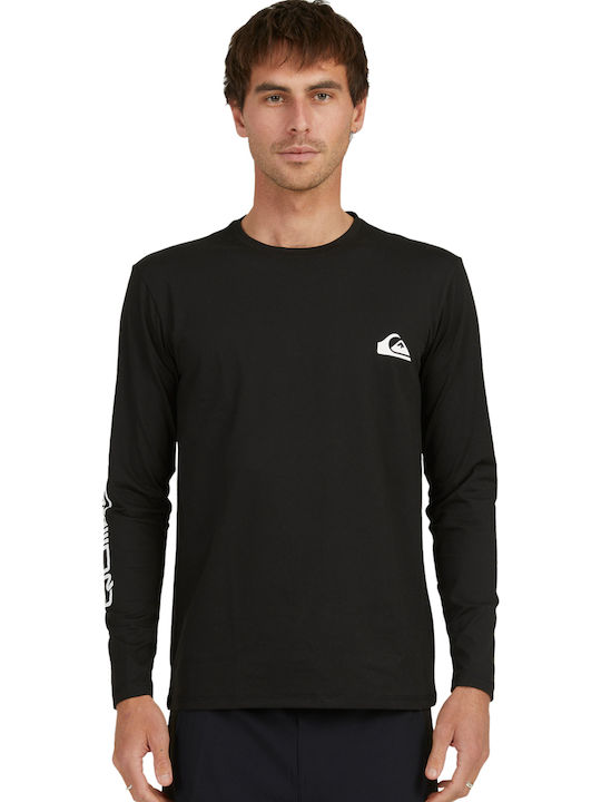 Quiksilver Omni Session Αντηλιακή Μπλούζα Μαύρη