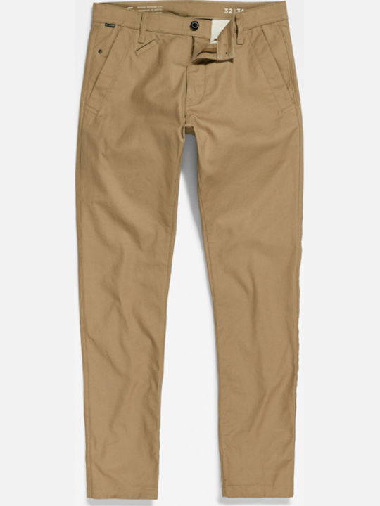 Bronson 2.0 Παντελόνι Chino Ελαστικό σε Slim Εφαρμογή Μπεζ