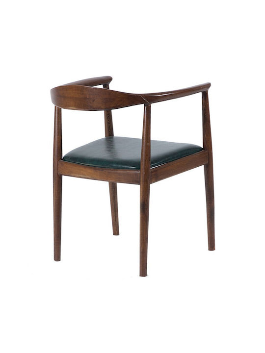 Maldiv Dining Room Wooden Chair Brown 48x48x69cm