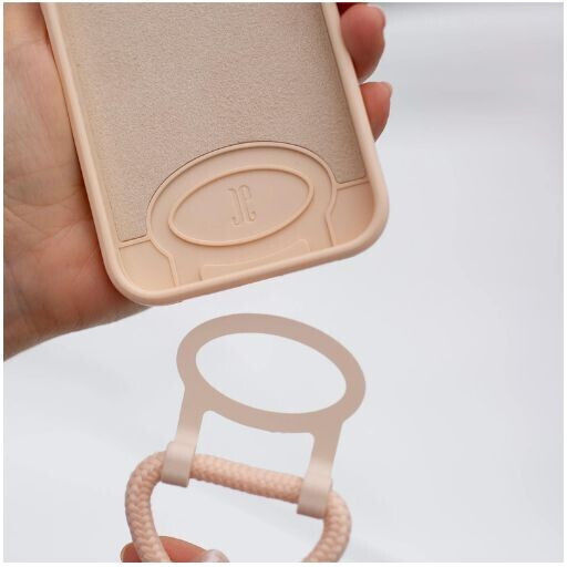 Just Elegance Back Cover Silicone Beige (iPhone 13 Pro)