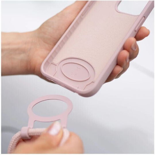 Just Elegance Back Cover Silicone Pink (iPhone 12 Pro Max)