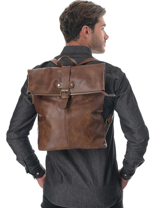 V-store Backpack Καφέ