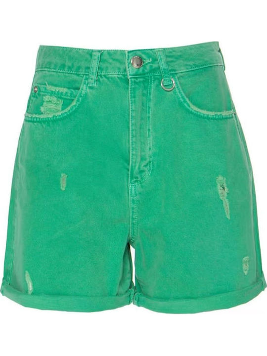 Femei Talie înaltă Pantaloni scurți Verde