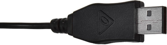 Behringer HPM1100U Über Ohr Multimedia-Headsets mit Mikrofon und Verbindung USB-A in Schwarz Farbe
