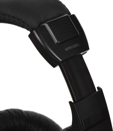 Behringer HPM1100U Über Ohr Multimedia-Headsets mit Mikrofon und Verbindung USB-A in Schwarz Farbe