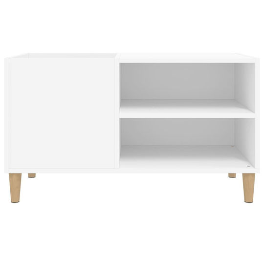 vidaXL Έπιπλο Hi-Fi με 2 Ράφια Λευκό 38x84.5x48cm