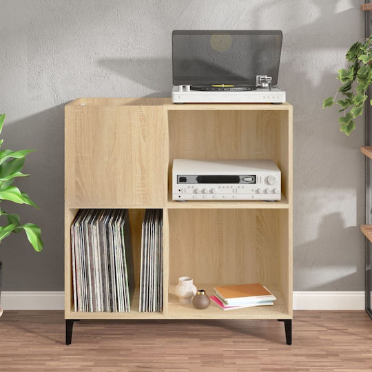 vidaXL Мебел за Hi-Fi Кафяв 38x84.5x89см