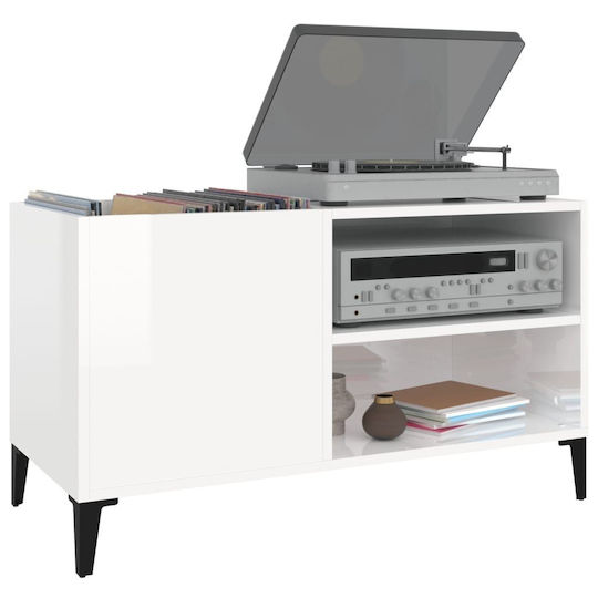 vidaXL Hi-Fi Möbel Weiß 38x84.5x48cm
