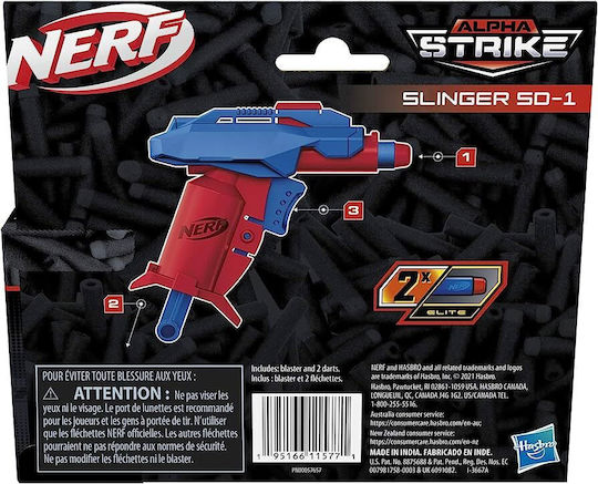 Nerf Εκτοξευτής Slinger SD-1 Alpha Strike για 8+ Ετών