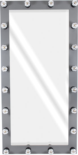 GloboStar MIRROR-160x80-6 Καθρέπτης Ολόσωμος Ορθογώνιος Γκρι & LED Φωτισμό 160x80cm GloboStar MIRROR-160x80-6 Καθρέπτης Ολόσωμος Ορθογώνιος Γκρι & LED Φωτισμό 160x80cm