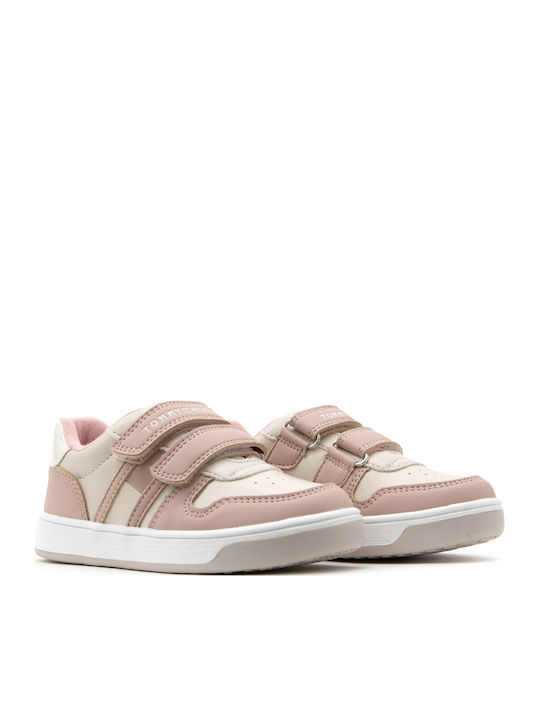 Kids Sneakers with Scratch Beige