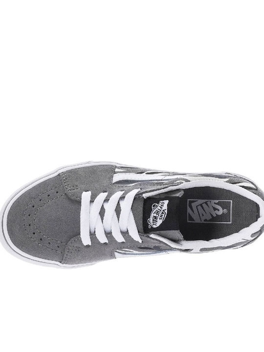 Uy Sk8-low Flame Kids Sneakers Gray
