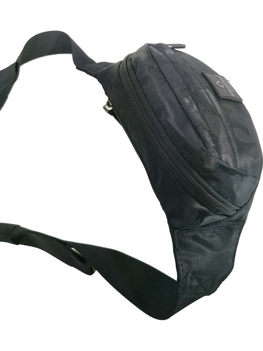 Herren Bum Bag Taille Schwarz