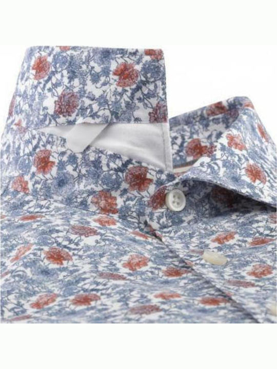 Long-sleeved Shirt Floral Blue