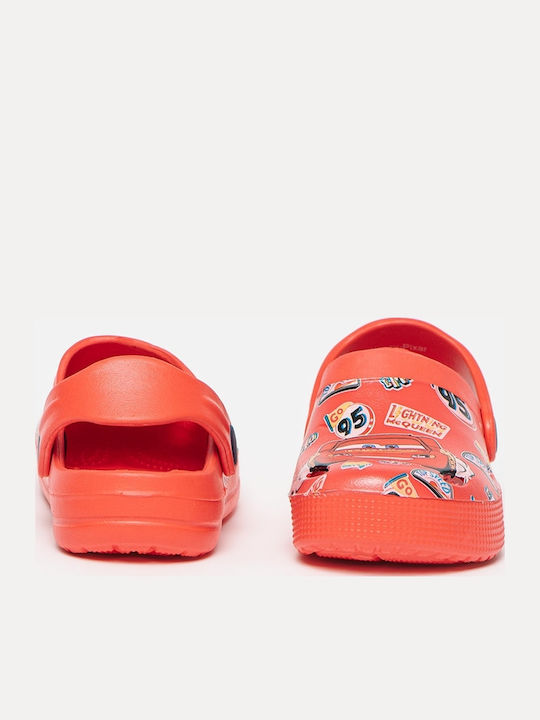 Mcqueen  Clog Παιδικά Σαμπό Θαλάσσης Πορτοκαλί