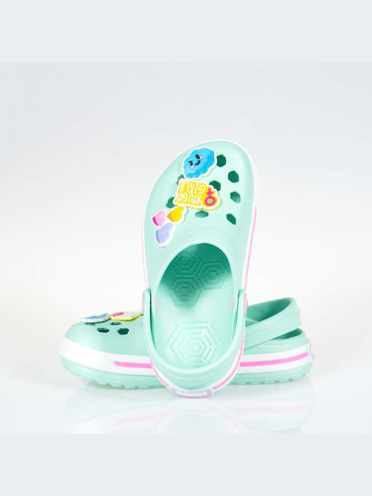 Beppi Kids Beach Clogs Green