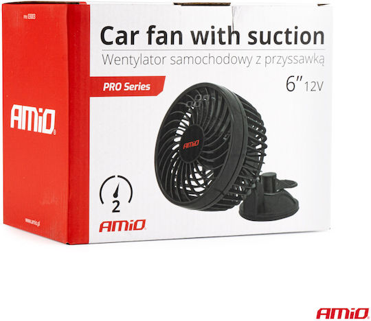 AMiO Car Fan 6" 12V