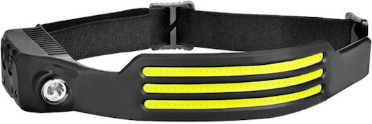 Ideahellas Rechargeable Headlamp LED IPX4 with Maximum Brightness 3000lm 4pcs Black