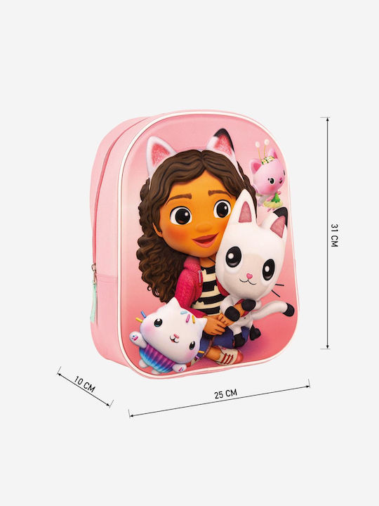 Cerda Σακίδιο School Bag Backpack Kindergarten in Pink color