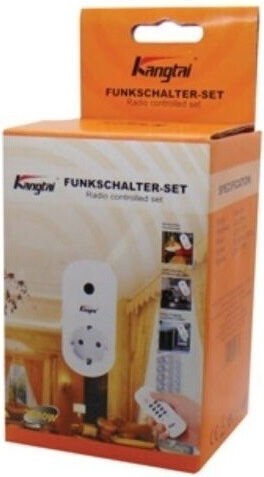 Kangtai 51185X36+50074 Einzelne Steckdose mit Fernbedienung